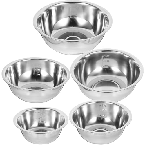 HOLIDYOYO Rührschüsseln Mit Griff Salatschüssel Schüssel-Set Lebensmittelzubereitungsschüsseln Für Den Einsatz in Der Küche HOLIDYOYO Rührschüsseln Mit Griff Salatschüssel Schüssel-Set Lebensmittelzubereitungsschüsseln Für Den Einsatz in Der Küche von HOLIDYOYO