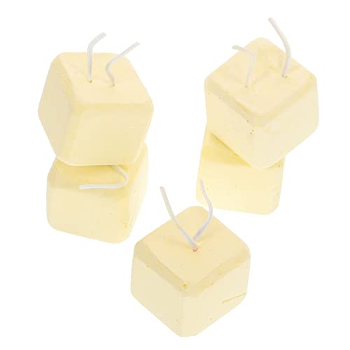 HOLIDYOYO 5 Stück Haustier Backenzahn Zahnen Haustiere kauen Steine für groß Zähne Hamster Zahnstein Kleintier Molarspielzeug Kaninchen-Schleifsteine Hamster -Kauspielzeug Mineralien Beige von HOLIDYOYO
