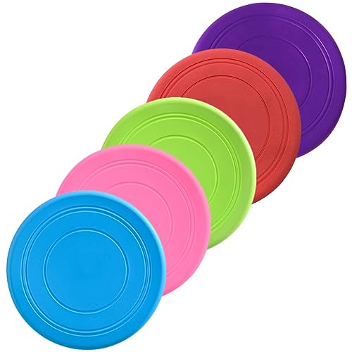 HOLIDYOYO 5 Stück Teiliges Outdoor Hundespielzeug Pet Flying Disc Kauspielzeug für Hunde Schwimmfähig Langlebig Interaktives für Garten und Outdoor Aktivitäten HOLIDYOYO 5 Stück Teiliges Outdoor Hundespielzeug Pet Flying Disc Kauspielzeug für Hunde Schwimmfähig Langlebig Interaktives für Garten und Outdoor Aktivitäten von HOLIDYOYO