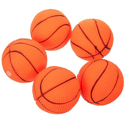 HOLIDYOYO 5Stücke Quietschspielzeug für Welpen Interaktives Basketball Form zu Reinigen für Kleine und Mittlere Fördert Bewegung und Spielspaß HOLIDYOYO 5Stücke Quietschspielzeug für Welpen Interaktives Basketball Form zu Reinigen für Kleine und Mittlere Fördert Bewegung und Spielspaß von HOLIDYOYO
