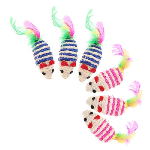 HOLIDYOYO 6 Stück Katzenspielzeug für drinnen interaktives katzenspielzeug Interactive cat Toy Catnip Katzenminze Fellmäuse Katzenspielzeug Kätzchen Katze zahte Sisal HOLIDYOYO 6 Stück Katzenspielzeug für drinnen interaktives katzenspielzeug Interactive cat Toy Catnip Katzenminze Fellmäuse Katzenspielzeug Kätzchen Katze zahte Sisal von HOLIDYOYO