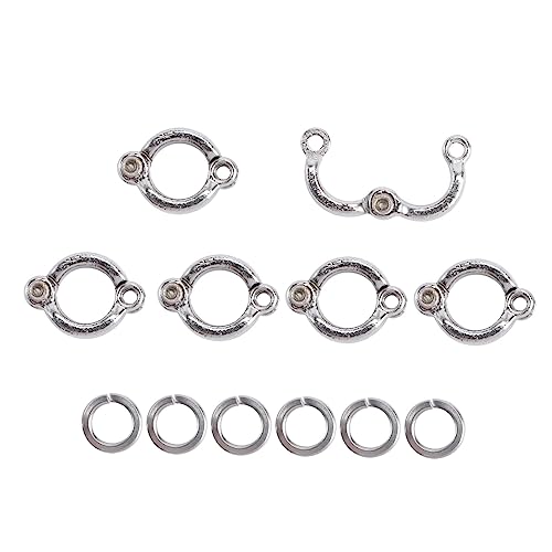 HOLIDYOYO 6Stücke Papagei Fußringe Ringe Für Vogel Knöchel Accessoires Rostfrei Einfache Installation Für Papageien Verschiedener Und Langlebig von HOLIDYOYO