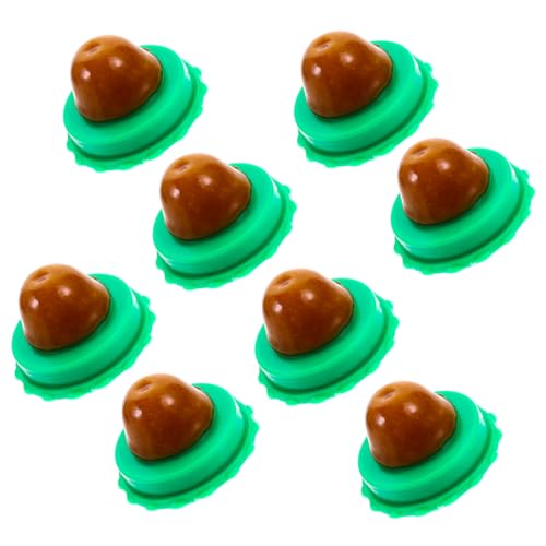 HOLIDYOYO 8 Stück Katze süßigkeiten lecken lecken spaß Katzenzucker Katzenbonbons Kätzchen behandelt katzenminze Catnip Snackball für Katzen Katze Katzenminze Green von HOLIDYOYO