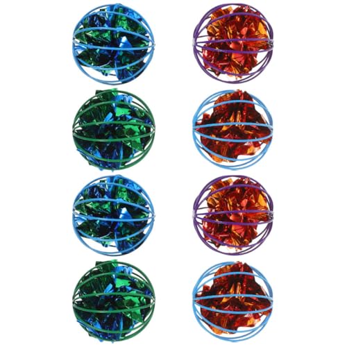 HOLIDYOYO 8Stücke Katzenspielzeug Teiliges Mit Knisterbällen Für Innenräume Interaktive Spielzeuge Aktivität Und Spaß Für Katzen Zur Beschäftigung HOLIDYOYO 8Stücke Katzenspielzeug Teiliges Mit Knisterbällen Für Innenräume Interaktive Spielzeuge Aktivität Und Spaß Für Katzen Zur Beschäftigung von HOLIDYOYO