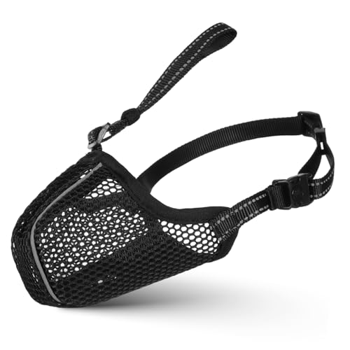 HOLIDYOYO Anti-Biss-maulkorb Für Hunde Basekt-maulkorb Für Hunde Kleiner Hundemaulkorb Zum Bellen Vorbeugung Gegen Hundebisse Kleine Hundemaulkörbe Korb Maulkorb Kleine Schnauze Netz Black von HOLIDYOYO