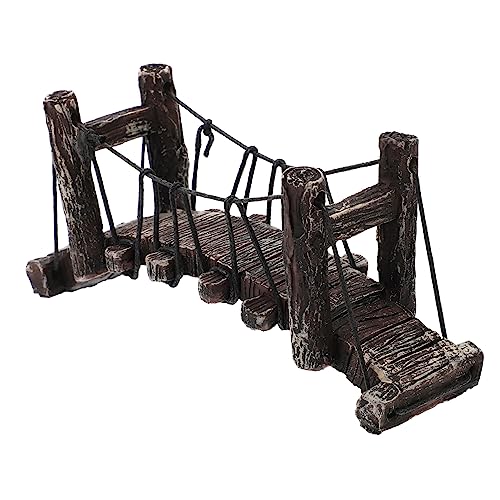 HOLIDYOYO Aquarium Brücke aus Hochwertigem Harz Dekoratives Ornament für Fische und Schildkröten Langlebige Teichverbindung für Süß Reinigen HOLIDYOYO Aquarium Brücke aus Hochwertigem Harz Dekoratives Ornament für Fische und Schildkröten Langlebige Teichverbindung für Süß Reinigen von HOLIDYOYO