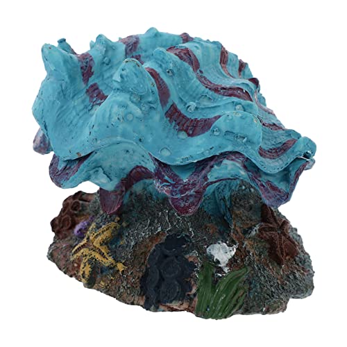 HOLIDYOYO Aquarium Shell Ornament Luftstein für Fischzubehör Blauer Ausströmerstein zur Sauerstoffanreicherung Langlebige Dekoration für Aquarien und Hydroponik Sicher für Fische und von HOLIDYOYO