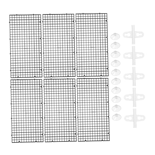 HOLIDYOYO Aquarium Trennwand Set Teilig Futterplastik Fischteiler mit Saugnäpfen für Zucht und Isolation Schwarz Umweltfreundlich Flexibel für Süß und Meerwasser Geeignet HOLIDYOYO Aquarium Trennwand Set Teilig Futterplastik Fischteiler mit Saugnäpfen für Zucht und Isolation Schwarz Umweltfreundlich Flexibel für Süß und Meerwasser Geeignet von HOLIDYOYO