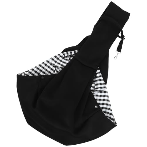 HOLIDYOYO Atmungsaktive Haustier Tragetasche Sling Carrier mit Verstellbarem Schultergurt Leichte Hundetasche für Kleine Hunde und Katzen Vielseitige Transporttasche für Reisen und Schwarz HOLIDYOYO Atmungsaktive Haustier Tragetasche Sling Carrier mit Verstellbarem Schultergurt Leichte Hundetasche für Kleine Hunde und Katzen Vielseitige Transporttasche für Reisen und Schwarz von HOLIDYOYO