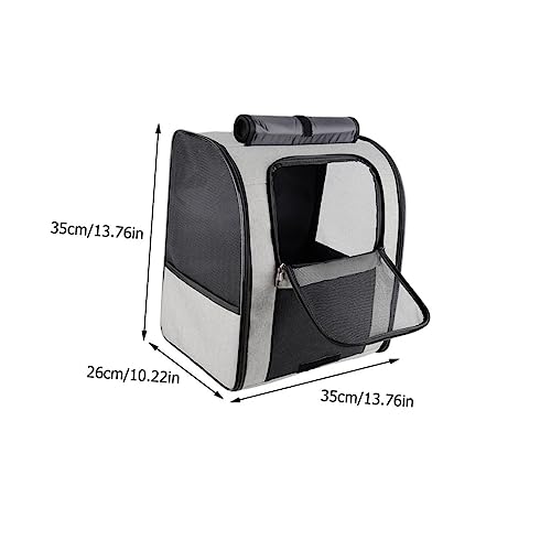 HOLIDYOYO Atmungsaktive Katzentragetasche Tragbarer Rucksack für Katzen Große Kapazität Verstellbare Schultergurte Komfortable Transportlösung für Haustiere für Reisen HOLIDYOYO Atmungsaktive Katzentragetasche Tragbarer Rucksack für Katzen Große Kapazität Verstellbare Schultergurte Komfortable Transportlösung für Haustiere für Reisen von HOLIDYOYO