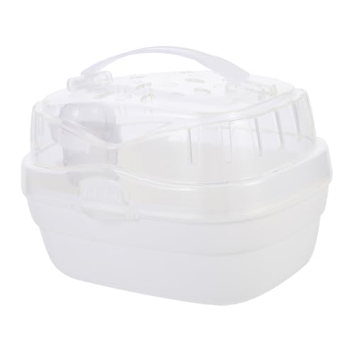 HOLIDYOYO Atmungsaktive Tragbare Hamster Transportbox mit Drehbarer Tür für Kleine Haustiere Wie Hamster Zwerghamster Chinchillas und Meerschweinchen Leichter Outdoor Käfig Sicher und Bequem HOLIDYOYO Atmungsaktive Tragbare Hamster Transportbox mit Drehbarer Tür für Kleine Haustiere Wie Hamster Zwerghamster Chinchillas und Meerschweinchen Leichter Outdoor Käfig Sicher und Bequem von HOLIDYOYO