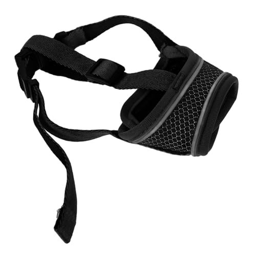 HOLIDYOYO Atmungsaktiver Verstellbarer Maulkorb für Kleine Hunde Beugt Beißen Kauen und Bellen vor Komfortables Netzmaterial für Indoor und Outdoor Schutz für Möbel und Haushaltsgegenstände HOLIDYOYO Atmungsaktiver Verstellbarer Maulkorb für Kleine Hunde Beugt Beißen Kauen und Bellen vor Komfortables Netzmaterial für Indoor und Outdoor Schutz für Möbel und Haushaltsgegenstände von HOLIDYOYO
