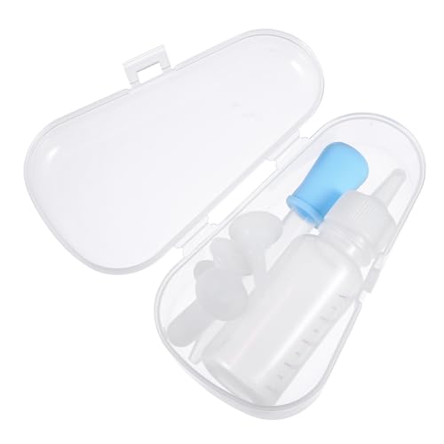 HOLIDYOYO Aufzuchtflasche für Welpen und Kätzchen mit Tropfer Auslaufsicher mit Messskala zur Futterkontrolle Bpa frei Geeignet für Neugeborene Haustiere Inklusive Tragbarer von HOLIDYOYO