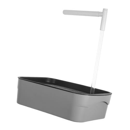 HOLIDYOYO Automatische Badewanne „papagei“. Papageienbaden Sittichbad Vogel Badewanne Automatische Vogeltränke Für Käfig Dusche Für Papageien Cockatiel Bad Vogelduschbad Sichtweite Grey Abs von HOLIDYOYO