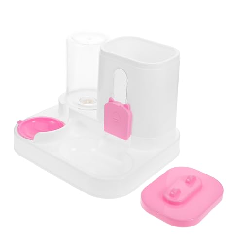 HOLIDYOYO Automatische Katzenfutterautomatin Wasserspender Für Katzen Hundenäpfe Wassernapf Für Katzen Bequemer Wasserspender Futterautomat Für Haustiere Futternapf Für Haustiere Pp von HOLIDYOYO