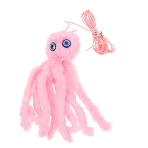 HOLIDYOYO Catentürspielzeug Mit Bell Interactive Hanging Octopus Spielzeug Für Innenkatzen Ideal Für Selbstspiel Und Training Von Spaß Und Ansprechender Kätzchenunterhaltung Pink von HOLIDYOYO