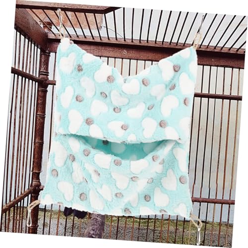HOLIDYOYO Doppellagige Hängematte für Kleine Haustiere Wärmendes Schlafsack hängematte für Hamster Meerschweinchen Frettchen Sicherer Kuschelplatz und Versteck für Kleintiere von HOLIDYOYO