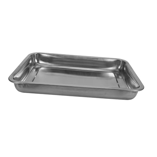 HOLIDYOYO Edelstahl Vogelbadewanne für Tauben und Papageien Robustes Käfigzubehör Sichere Badewanne für Entspannende Gründliche Reinigung Geeignet für Heim Tierpflege Pflegeleichte HOLIDYOYO Edelstahl Vogelbadewanne für Tauben und Papageien Robustes Käfigzubehör Sichere Badewanne für Entspannende Gründliche Reinigung Geeignet für Heim Tierpflege Pflegeleichte von HOLIDYOYO