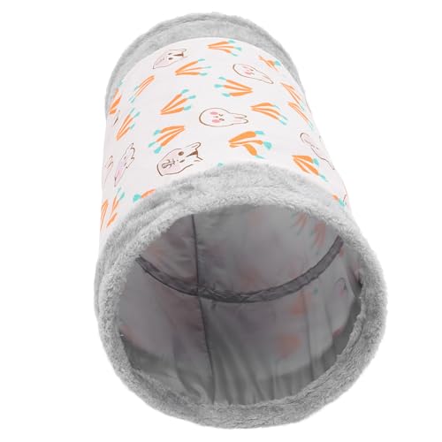 HOLIDYOYO Faltbarer Kleintier Tunnel aus Kratzfestem Material Weiches Haustierspielzeug für Kaninchen Hamster und Katzen Komfortabel und Langlebig Fördert Bewegung und Interaktion von HOLIDYOYO