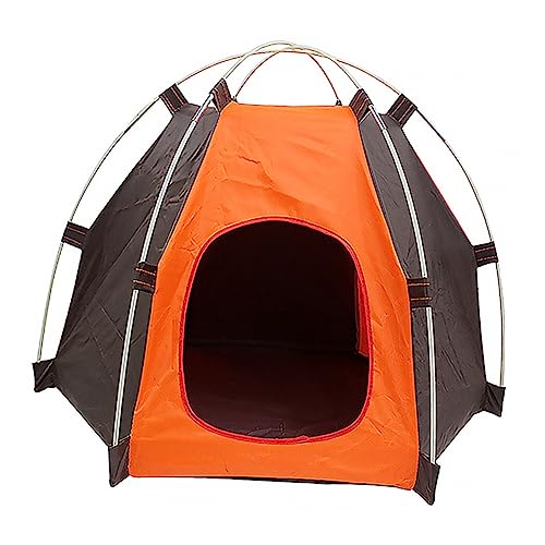 HOLIDYOYO Faltbares Hundezelt für Außenbereich Tragbares Haustierzelt für Kleine bis Mittelgroße und Katzen und Langlebiges Design für Camping von HOLIDYOYO