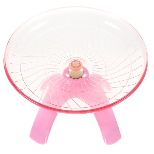HOLIDYOYO Fliegende Untertasse Laufscheibe Hamster Laufrad Haustier Übungsrad Kleintiere Langlebig Freistehend für Zwerghamster Rennmäuse und Kleine Haustiere Geeignet von HOLIDYOYO