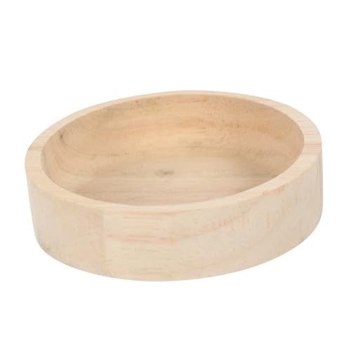 HOLIDYOYO Futternapf Für Hamster Heufütterung Wurf Mäuse Spender Tank Igelschalen Automatisch Platte Schüsseln Chinchilla-schüssel Rennmaus Kiste Puzzle Gießen Cool Haustiere Eiche von HOLIDYOYO