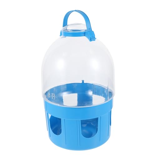 HOLIDYOYO Großes Tauben Trinkgefäß Wasserkessel mit Kapazitätsskala Schräger Deckel Hygienisch für Haustier Tauben Vogeltränke Praktisch und Dekorativ Zufällige Farbe Zufällige Farbe von HOLIDYOYO