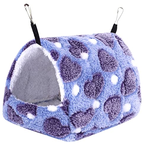 HOLIDYOYO Hängende Hamster Hängematte für Zwerghamster Sicheres und Warmes Hamsterbett mit Haken Versteck oder Schlafplatz für Kleine Haustiere von HOLIDYOYO