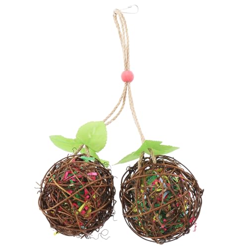 HOLIDYOYO Hängendes Papagei Aus Kauspielzeug Für Sicher Und Fördert Die Nahrungssuche Und Emotionale Entlastung Für Wellensittiche Und Andere Papageien HOLIDYOYO Hängendes Papagei Aus Kauspielzeug Für Sicher Und Fördert Die Nahrungssuche Und Emotionale Entlastung Für Wellensittiche Und Andere Papageien von HOLIDYOYO