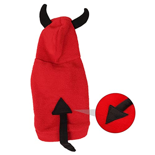 HOLIDYOYO Halloween Haustierkostüm Teufel Outfit Wintermantel für Hunde und Katzen Strapazierfähiges Material Schnelltrocknend Geeignet für Foto Shootings und Karneval Teiliges HOLIDYOYO Halloween Haustierkostüm Teufel Outfit Wintermantel für Hunde und Katzen Strapazierfähiges Material Schnelltrocknend Geeignet für Foto Shootings und Karneval Teiliges von HOLIDYOYO