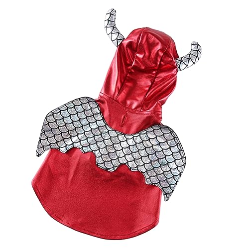 HOLIDYOYO Halloween Hundekostüm Lustige Haustierkleidung Bequeme Verkleidung für Kleine Mittelgroße Hunde und Katzen Kreatives Design für Party und Alltag von HOLIDYOYO