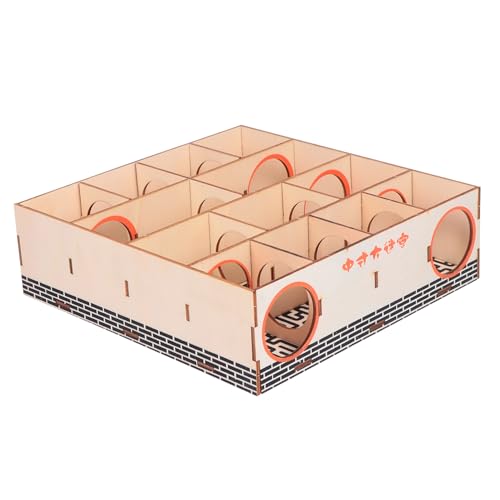 HOLIDYOYO Hamster Holz Labyrinth Kleines Maze Aktivitätszentrum für Zwergmäuse und Nagetiere Unterhaltsames Trainingshaus zur Beschäftigung und Bewegung für Kleine Haustiere HOLIDYOYO Hamster Holz Labyrinth Kleines Maze Aktivitätszentrum für Zwergmäuse und Nagetiere Unterhaltsames Trainingshaus zur Beschäftigung und Bewegung für Kleine Haustiere von HOLIDYOYO