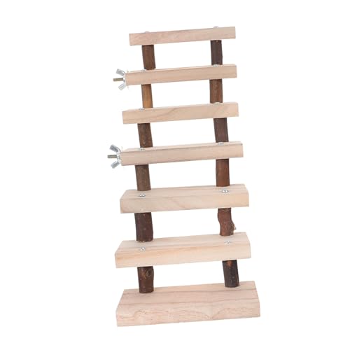 HOLIDYOYO Hamster Kletterleiter aus Holz Stufige Spiel und Klettertreppe für Hamster Chinchillas und Kleine Haustiere Kauspielzeug zur Stressreduktion Beweglichkeit Zufällige HOLIDYOYO Hamster Kletterleiter aus Holz Stufige Spiel und Klettertreppe für Hamster Chinchillas und Kleine Haustiere Kauspielzeug zur Stressreduktion Beweglichkeit Zufällige von HOLIDYOYO