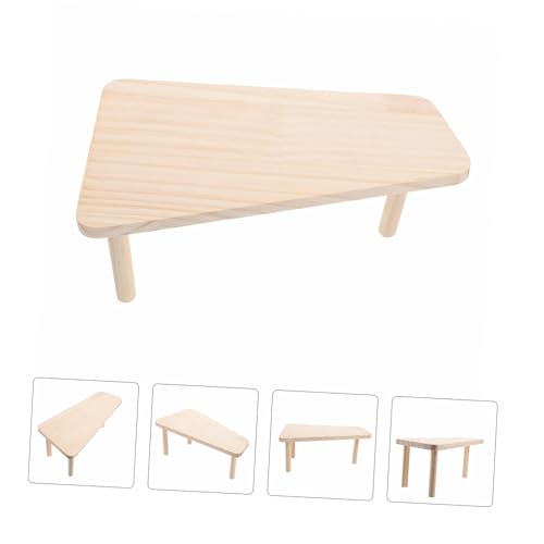 HOLIDYOYO Hamster Kletterplattform aus Holz Langlebig Multifunktional Spielplatz und Ruhebereich für Hamster Käfig Zubehör für Kleine Haustiere Geeignet Kleine Quadratische Plattform von HOLIDYOYO