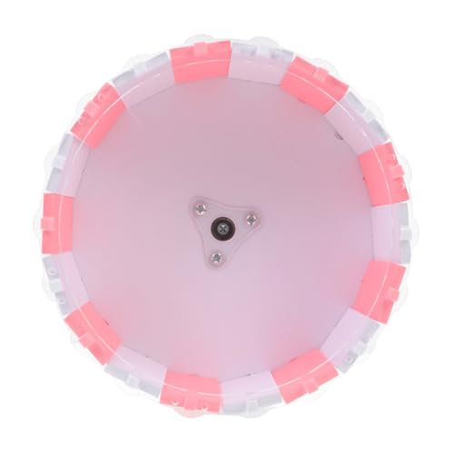 HOLIDYOYO Hamster Laufrad Leises Laufrad für Kleintiere Farbiges Hamster Rad für Meerschweinchen und Nager Langlebiges Kleines Tier Übungsrad mit Dekorativem Design von HOLIDYOYO