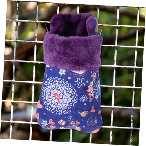 HOLIDYOYO Hamster Schlafsack Warmes Baumwollbett Kleintier Winter Kuschelnest mit Befestigung für Hamster Rennmaus Frettchen und Zuckersegler Haustier Nest für Kalte Jahreszeiten HOLIDYOYO Hamster Schlafsack Warmes Baumwollbett Kleintier Winter Kuschelnest mit Befestigung für Hamster Rennmaus Frettchen und Zuckersegler Haustier Nest für Kalte Jahreszeiten von HOLIDYOYO