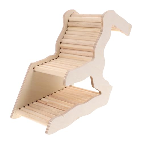 HOLIDYOYO Hamster Versteck aus Holz mit Leiter Kleines Haustier Versteckspielzeug für Meerschweinchen und Zwerghamster Beißfestes Kletterspielzeug zur Beschäftigung und Zahnpflege HOLIDYOYO Hamster Versteck aus Holz mit Leiter Kleines Haustier Versteckspielzeug für Meerschweinchen und Zwerghamster Beißfestes Kletterspielzeug zur Beschäftigung und Zahnpflege von HOLIDYOYO