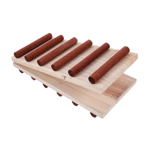 HOLIDYOYO Hamster-bogenbrückenleiter Klettern Knuddelig Mit Kletterspielzeug Für Hamster Haustier Hamsterleiter Drinnen Hamster-kletterleiter Hamsterhaus Kletterleiter Hölzern von HOLIDYOYO