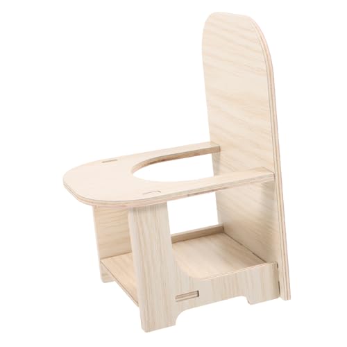 HOLIDYOYO Hamsterstuhl aus Holz Fütterungsstuhl für Kleine Haustiere Wie Hamster Mäuse und Füttern und Ausruhen und Tragbar Perfektes HOLIDYOYO Hamsterstuhl aus Holz Fütterungsstuhl für Kleine Haustiere Wie Hamster Mäuse und Füttern und Ausruhen und Tragbar Perfektes von HOLIDYOYO