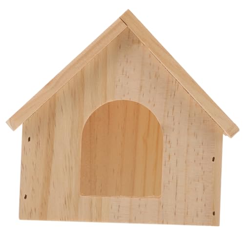 HOLIDYOYO Holz Hamsterhaus Rennmäuse Schlaf Versteck Meerschweinchen Käfig Haus Mehrkammer Für Haustier Aktivitäten Bereich von HOLIDYOYO