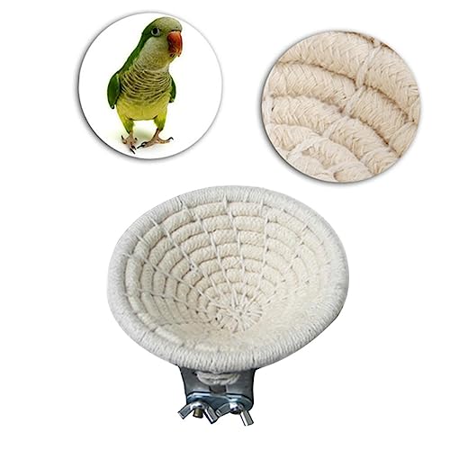 HOLIDYOYO Handgefertigtes Baumwoll Seil Vogel Nistkasten für Kleine Papageien Brutnest für Wellensittiche Nymphensittiche und Vögel Stressreduzierendes und Sicheres Zufällige Farbe HOLIDYOYO Handgefertigtes Baumwoll Seil Vogel Nistkasten für Kleine Papageien Brutnest für Wellensittiche Nymphensittiche und Vögel Stressreduzierendes und Sicheres Zufällige Farbe von HOLIDYOYO
