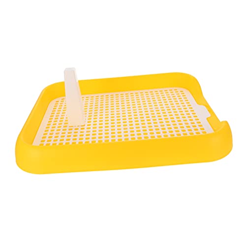 HOLIDYOYO Haustier Für Innenräume Gitterdesign Hundetoilette Für Kleine Zu Reinigen Und rutschfest Töpfchen Für Welpen Sonnenblumengelb HOLIDYOYO Haustier Für Innenräume Gitterdesign Hundetoilette Für Kleine Zu Reinigen Und rutschfest Töpfchen Für Welpen Sonnenblumengelb von HOLIDYOYO