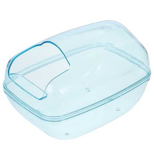 HOLIDYOYO Haustier Hamster Badewanne Transparentes Splashing Duschbecken für Hamster und Chinchillas für Sandduschen Langlebig Reinigen von HOLIDYOYO