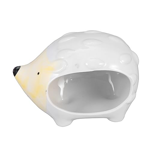 HOLIDYOYO Haustier Keramik Kühlnest Für Hamster Und Meerschweinchen Großes Zu Reinigendes Haustierbett Mit Oberfläche Für Spielspaß Für Sommermonate von HOLIDYOYO