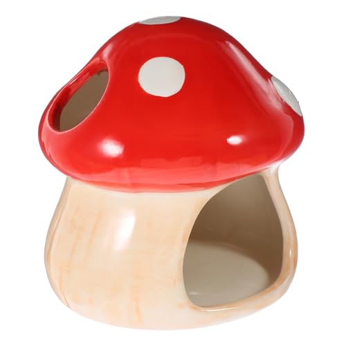 HOLIDYOYO Haustierbett aus Keramik Mini-Hamster Aufkleber Cooles Hamsterversteck Sommerkühlhaus Kaninchenhaus Hamster Schlafhaus Hamster Versteck Hamster Kühler Hamsterkäfige Hamsterkühlhaus von HOLIDYOYO
