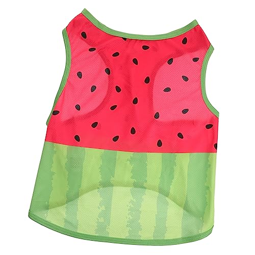 HOLIDYOYO Haustierkühlkleidung Wassermelonenmuster Für Kühlende Eisweste Für Sommeraktivitäten Atmungsaktives T Shirt Für Welpen XL Für Outdoor Und Indoor Nutzung HOLIDYOYO Haustierkühlkleidung Wassermelonenmuster Für Kühlende Eisweste Für Sommeraktivitäten Atmungsaktives T Shirt Für Welpen XL Für Outdoor Und Indoor Nutzung von HOLIDYOYO