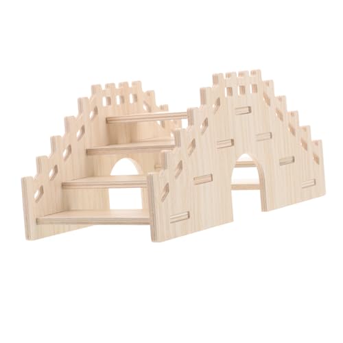 HOLIDYOYO Guinea Pig Kletterleiter Spielzeug Aus Holz Für Hamster Und Kleine Haustiere Und Praktische Kletterhilfe Für Käfige Fördert Bewegung Und Spielspaß von HOLIDYOYO