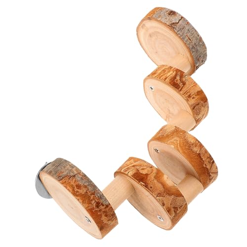 HOLIDYOYO Holzleiter Spielzeug Für Hamster Und Kleine Haustiere Stufige Kletterleiter Aus Naturholz Sicher Und Robust Für Aktives Spielen Und Training Käfigen HOLIDYOYO Holzleiter Spielzeug Für Hamster Und Kleine Haustiere Stufige Kletterleiter Aus Naturholz Sicher Und Robust Für Aktives Spielen Und Training Käfigen von HOLIDYOYO