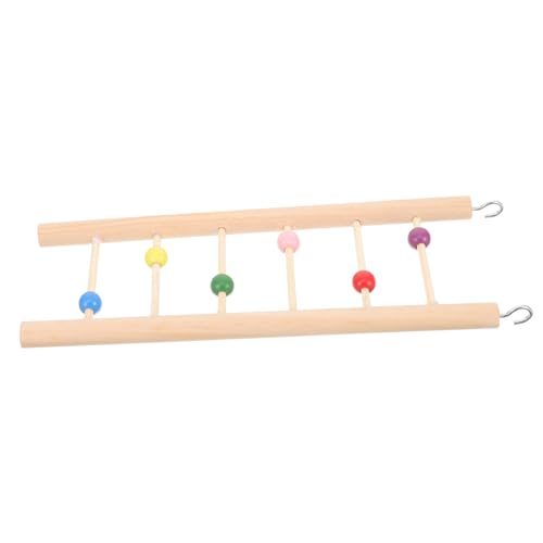 HOLIDYOYO Holz Kletterleiter für Papageien und Wellensittiche Vogelspielzeug mit Sicher und Verschleißfest Fördert Aktivität und Schnabeltraining Geeignet für Käfige und Kleintiere HOLIDYOYO Holz Kletterleiter für Papageien und Wellensittiche Vogelspielzeug mit Sicher und Verschleißfest Fördert Aktivität und Schnabeltraining Geeignet für Käfige und Kleintiere von HOLIDYOYO