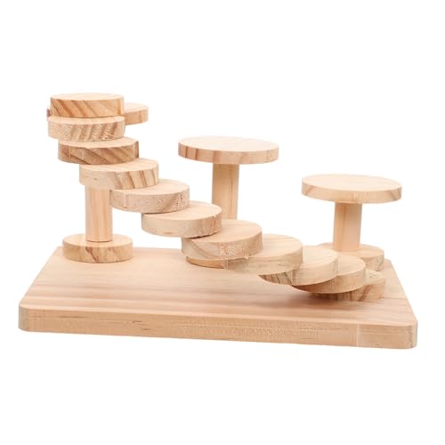 HOLIDYOYO Holzspielzeug mit Leiter und Plattform für Hamster und Meerschweinchen Stabile Kletterhilfe aus Naturholz Fördert Aktivität und Wohlbefinden Kleiner Nager Wie Zwerghamster HOLIDYOYO Holzspielzeug mit Leiter und Plattform für Hamster und Meerschweinchen Stabile Kletterhilfe aus Naturholz Fördert Aktivität und Wohlbefinden Kleiner Nager Wie Zwerghamster von HOLIDYOYO